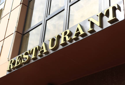 Restaurant Exterior Channel Letters