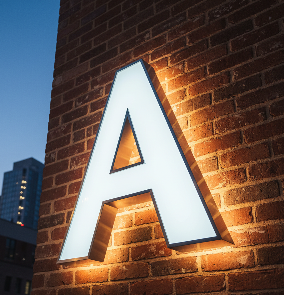 Dual Lit Channel Letters