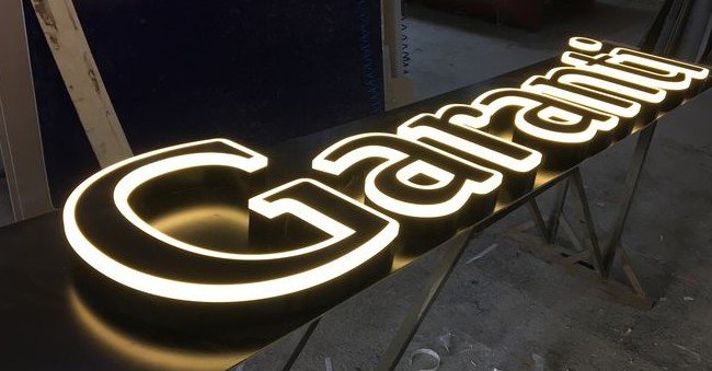 Halo and Face Lit Signs