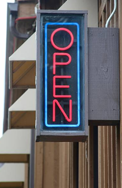 Bright Open Face Displays