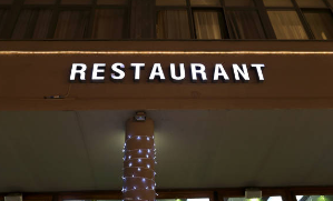 Hospitality Channel Letters