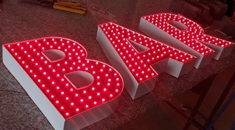 Nightclub Channel Letters