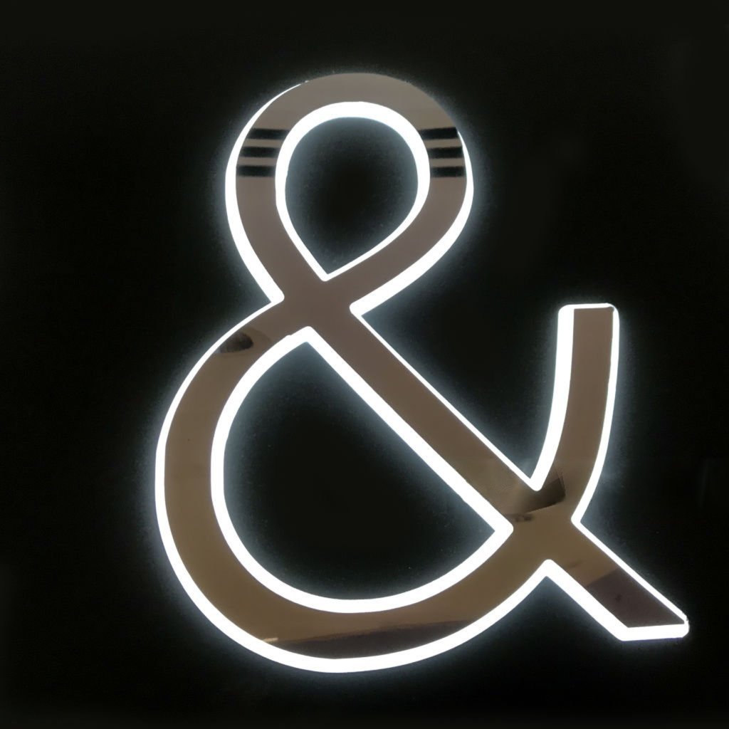Aluminum Dual-Lit Letters