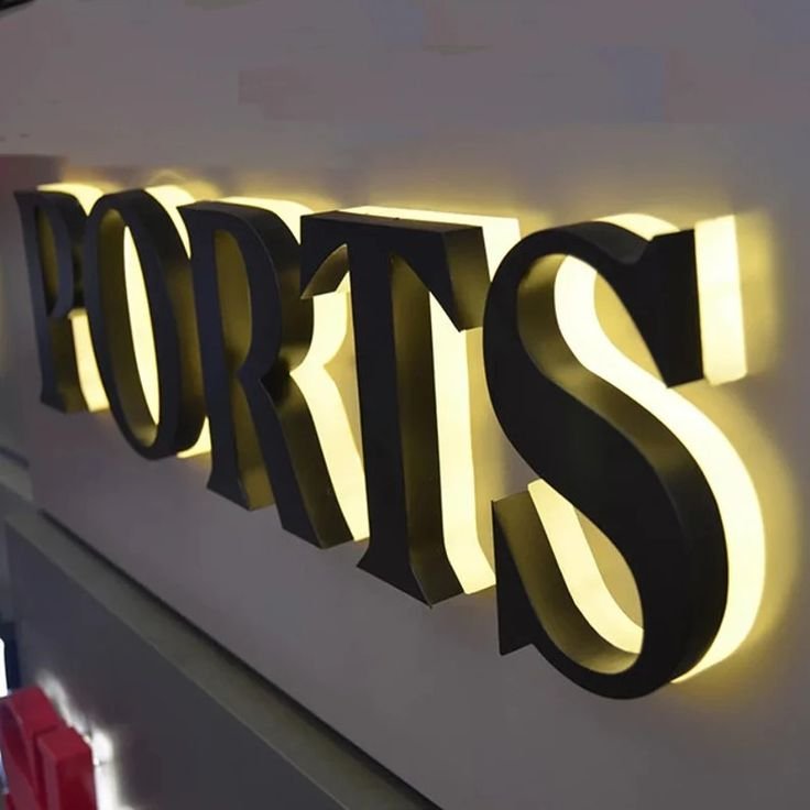 Acrylic Edge Lit Channel Letters