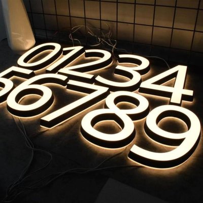 Double Lit Sign Fabrication