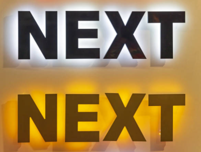 Reverse-Lit Signs
