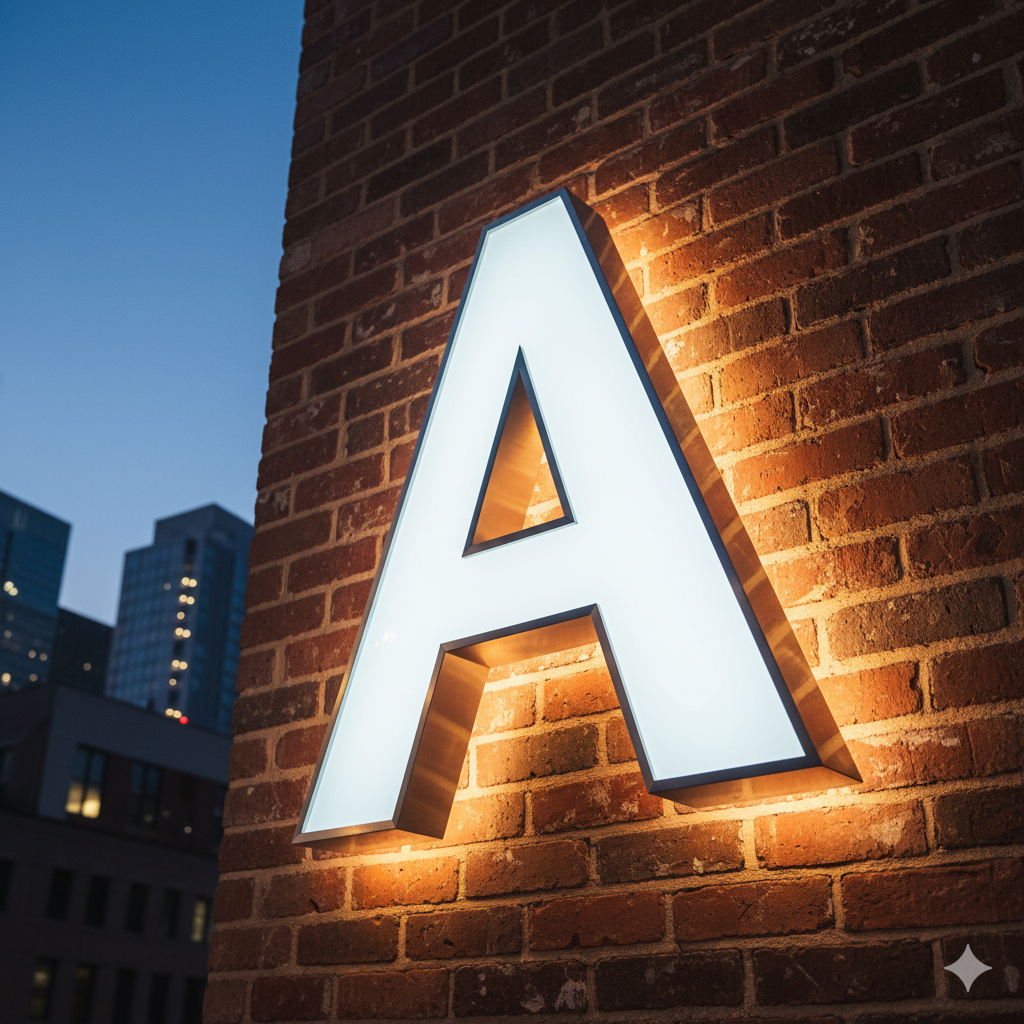 Aluminum Full Lit Letters