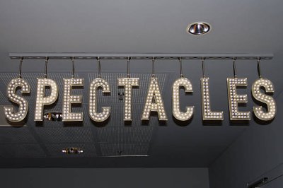 Ceiling Mounted Channel Letters