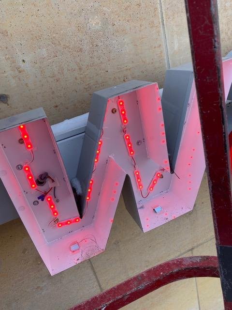 Channel Letter Retrofit Installation