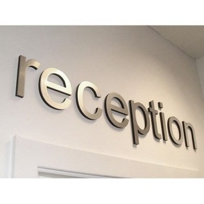 Aluminum Unlit Signs
