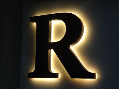 Reverse Lit Channel Letter Sign