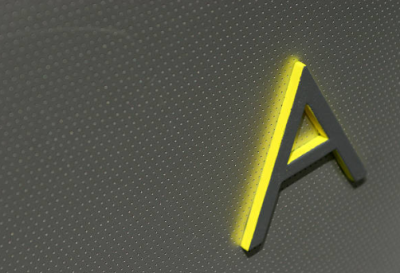 Metal Side Letter Sign