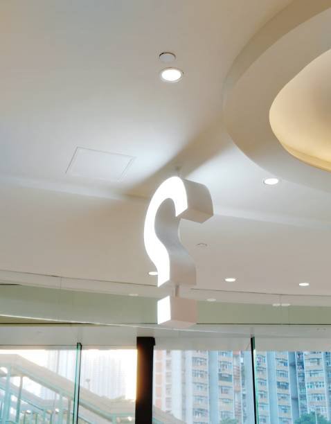 Ceiling Mounted Channel Letters