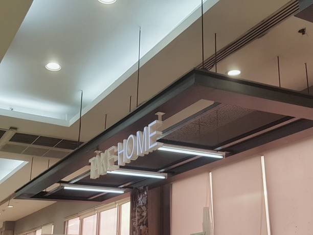 Ceiling Mounted Channel Letters