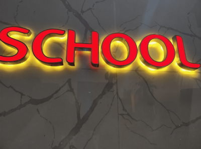 Reverse Lit Channel Letter Sign