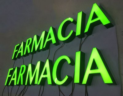 Commercial Front Lit Letters