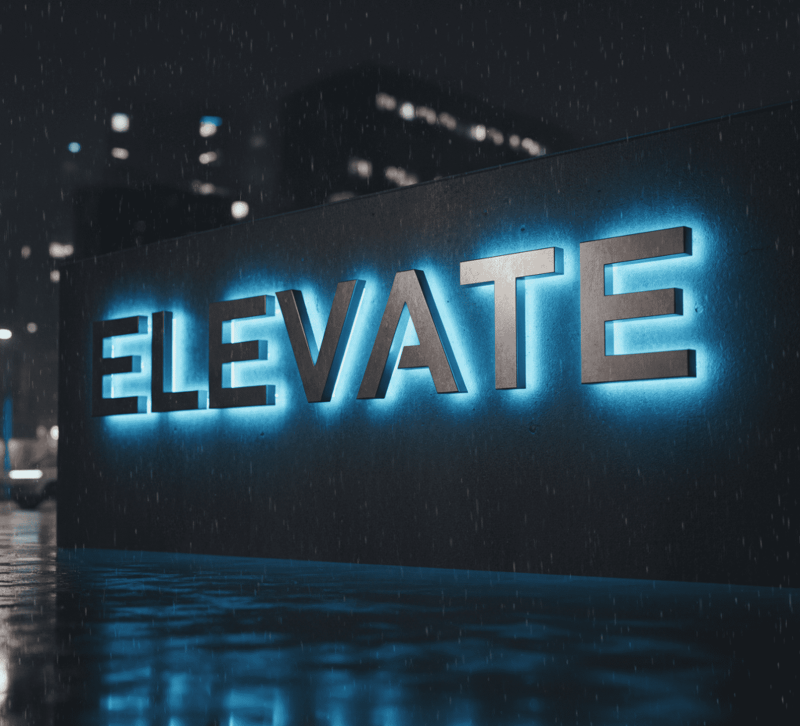 Metal Letter Sign